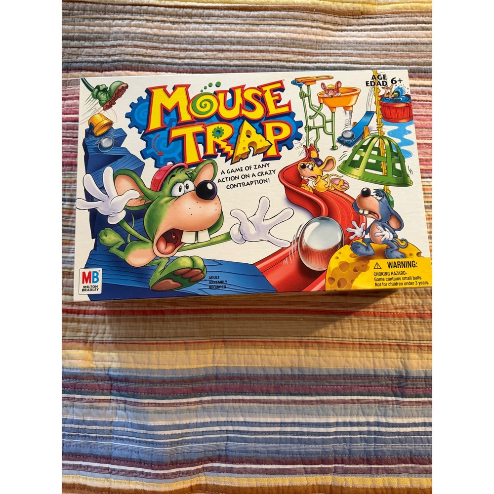 Milton Bradley Mouse Trap Board Game 1999 Classic Family Action Game 04657